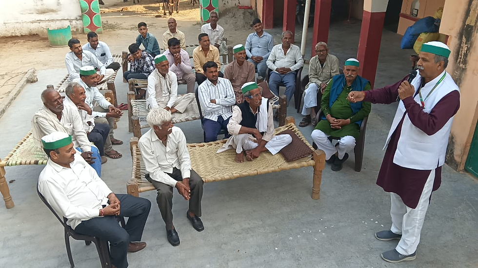 किसान एकजुट — भाकियू शंकर का जनजागरण, मुआवजा और न्याय की गूंज