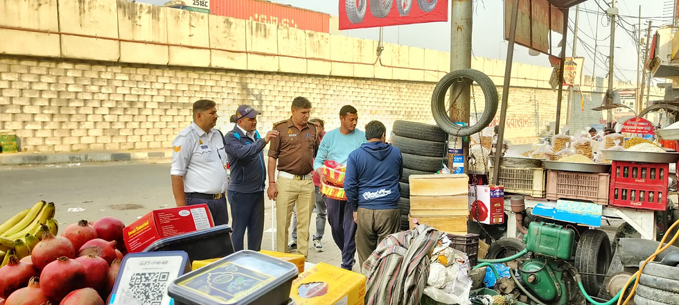 जोया क्षेत्र में अतिक्रमण हटाओ अभियान, यातायात व्यवस्था सुधरी