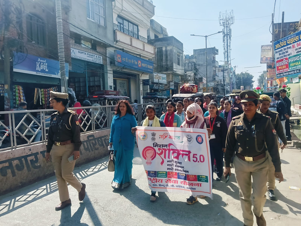 मिशन शक्ति के तहत जागरूकता रैली।