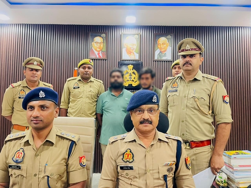 मुंढापांडे थाना क्षेत्र में तार चोरी और ठगी के आरोपी गिरफ्तार"