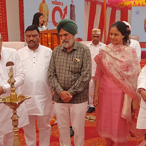 अमरोहा में ‘नवनिर्माण के 9 वर्ष’ पर भव्य कार्यक्रम, विकास योजनाओं की झलक