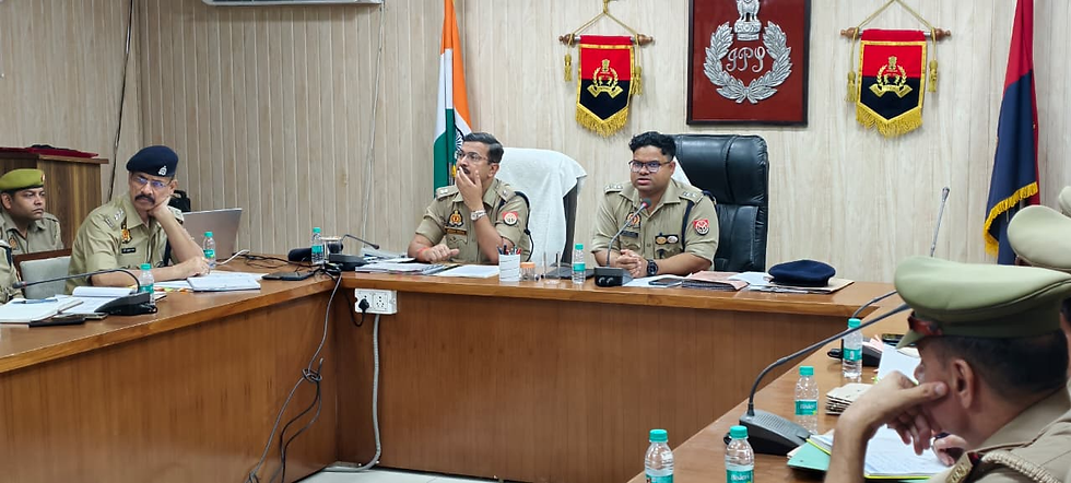 "अमरोहा में कानून-व्यवस्था को सुदृढ़ करने मासिक अपराध गोष्ठी आयोजित"