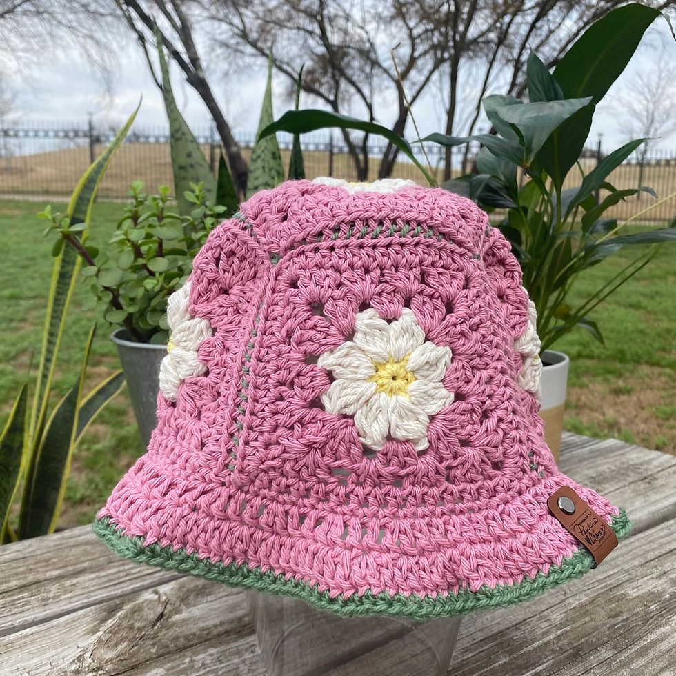 ★送料 関税込★COS★COS CROCHET BUCKET HAT(W)★PINK COS Crochet Bucket Hat in PINK / ORANGE | endource