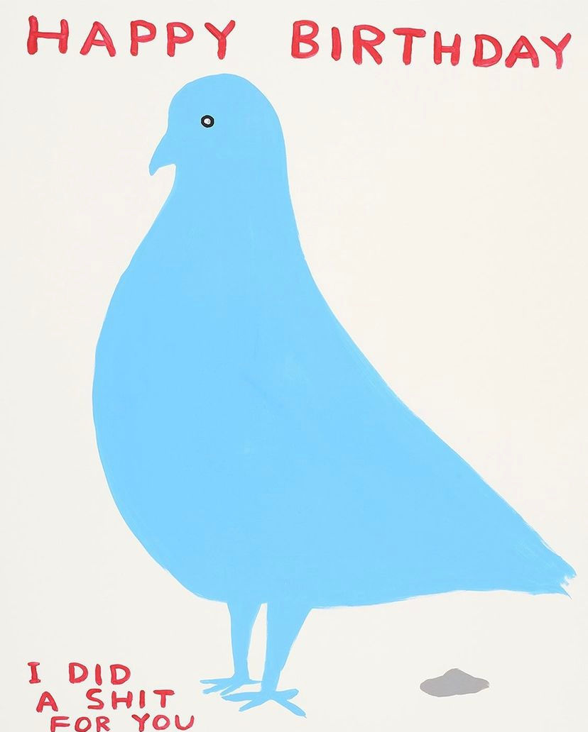 Thumbnail: PIGEON POO WRAPPING PAPER