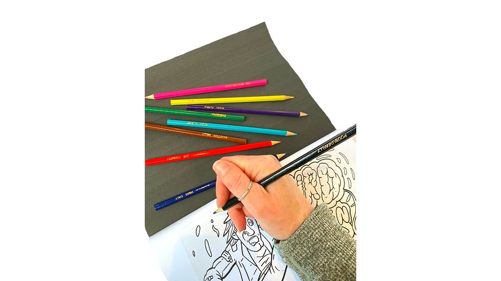 Thumbnail: DOG BUTT COLOURING BOOK & SWEARY PENCILS