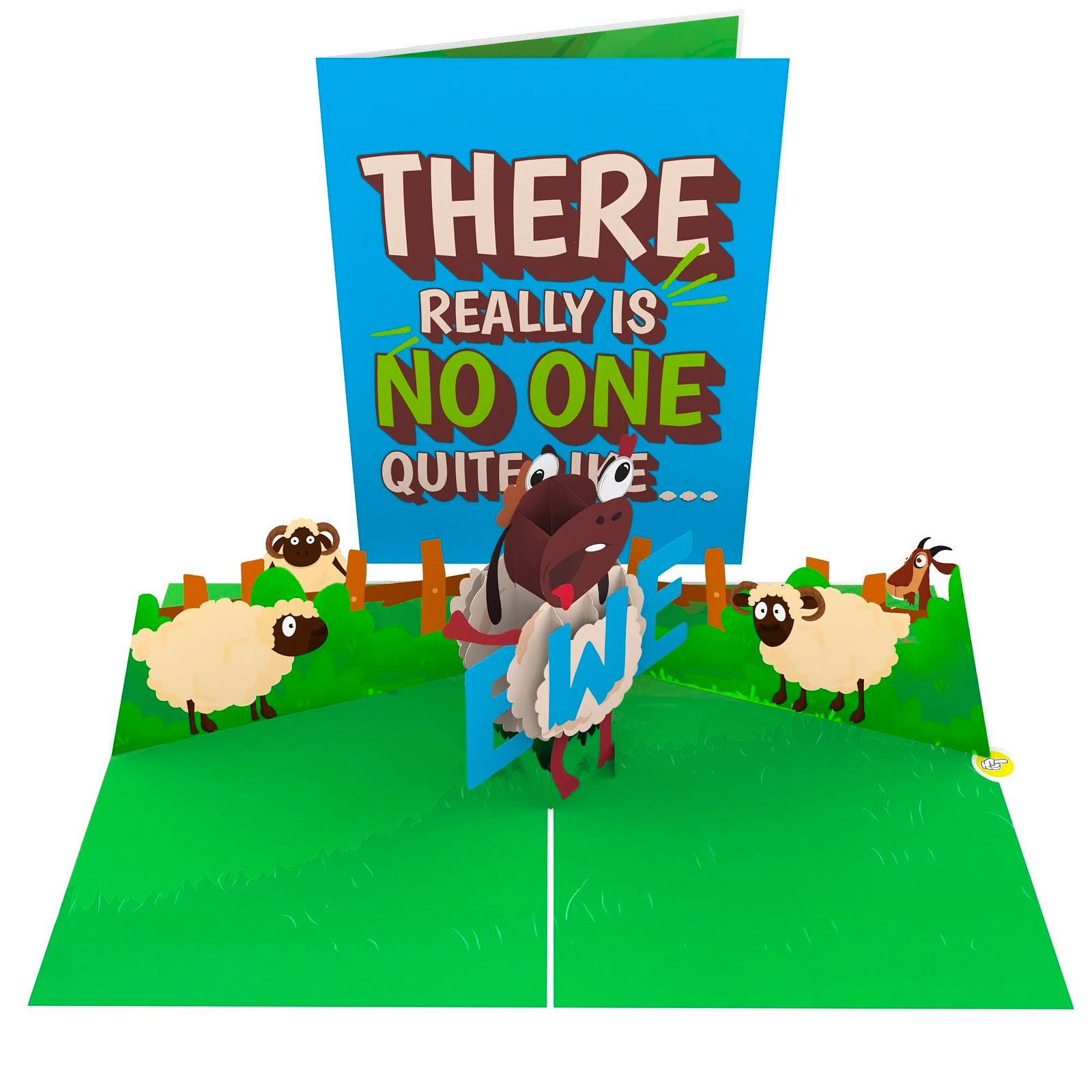 No One Like Ewe Pop Up Card