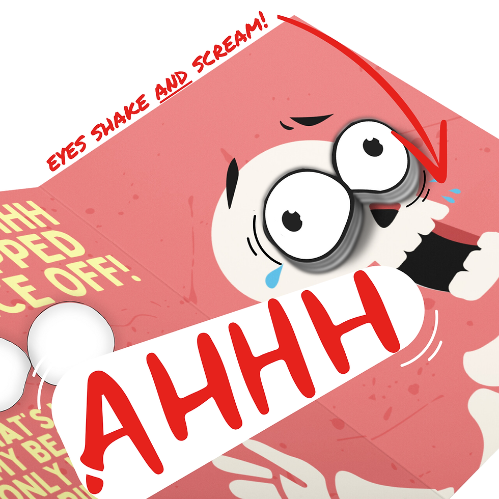 Thumbnail: Scream & Shake Face Card