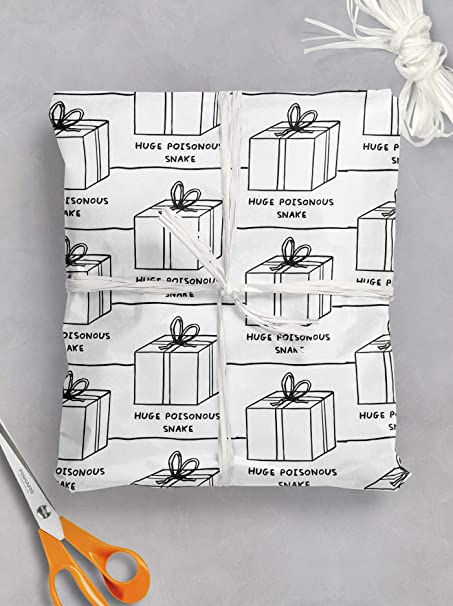 Thumbnail: HUGE POISONOUS SNAKE WRAPPING PAPER