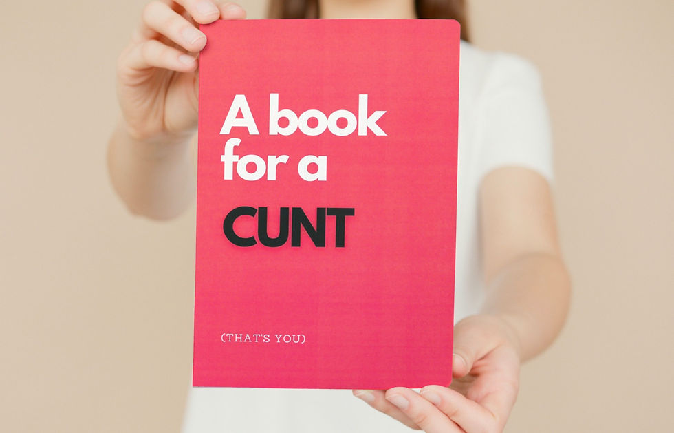 Thumbnail: A BOOK FOR A CUNT!