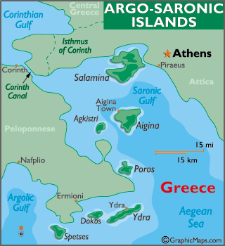Saronic Map
