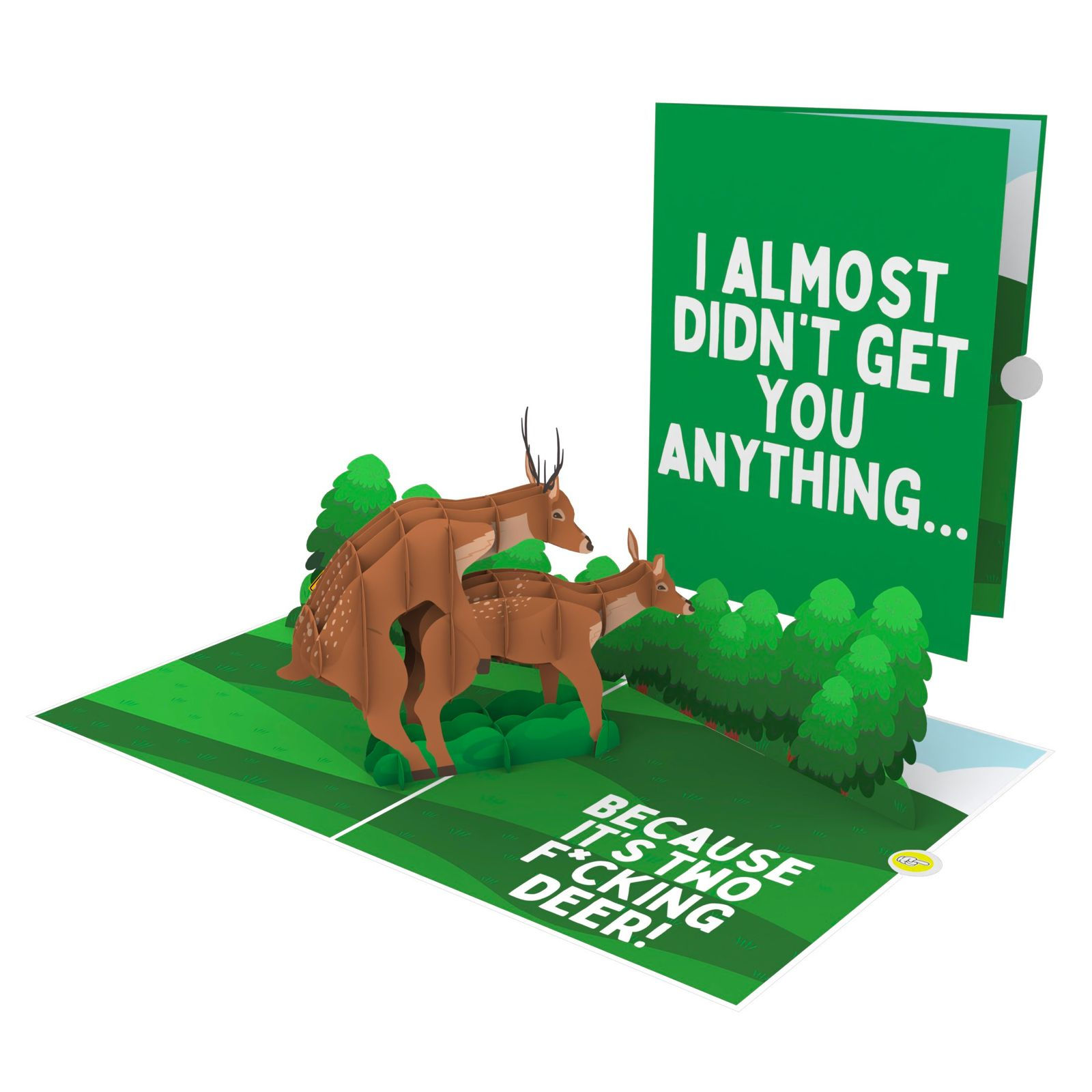F*cking Deer Pop Up Card