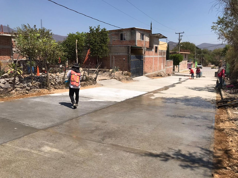 Construccion de Calle en Huitzuco