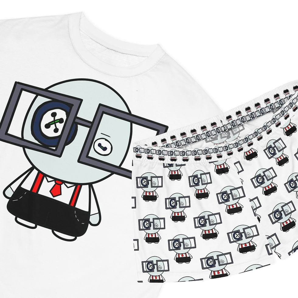 Thumbnail: Women's Short Pajama Set (AOP)