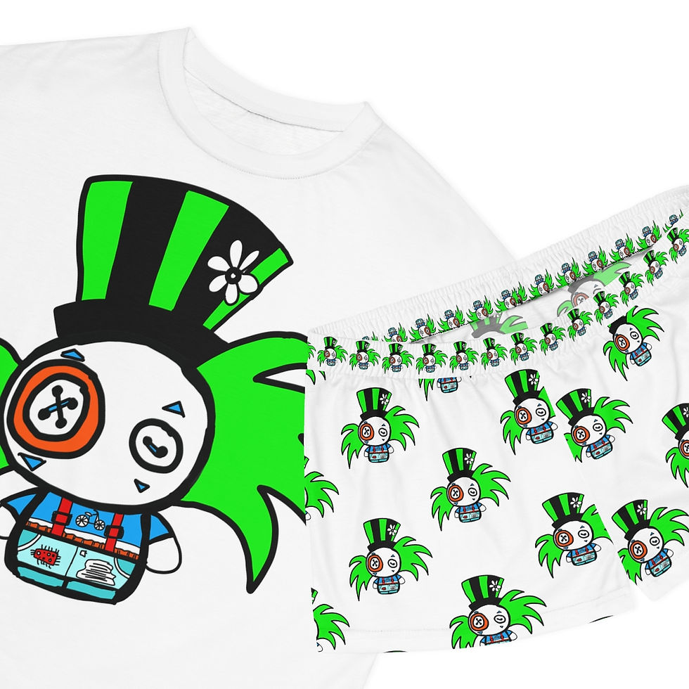 Thumbnail: Women's Short Pajama Set (AOP)