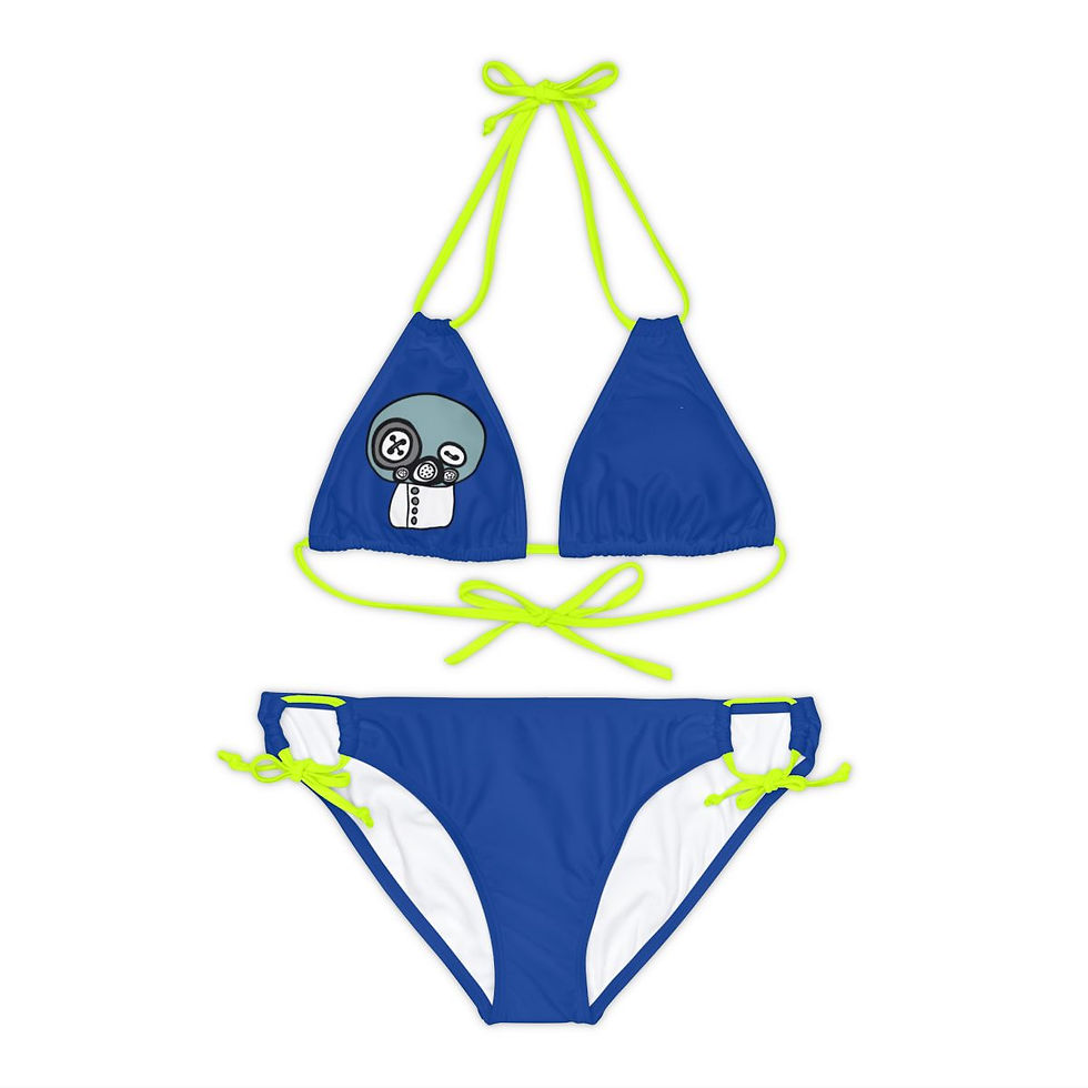 Thumbnail: Strappy Bikini Set -Ra Button