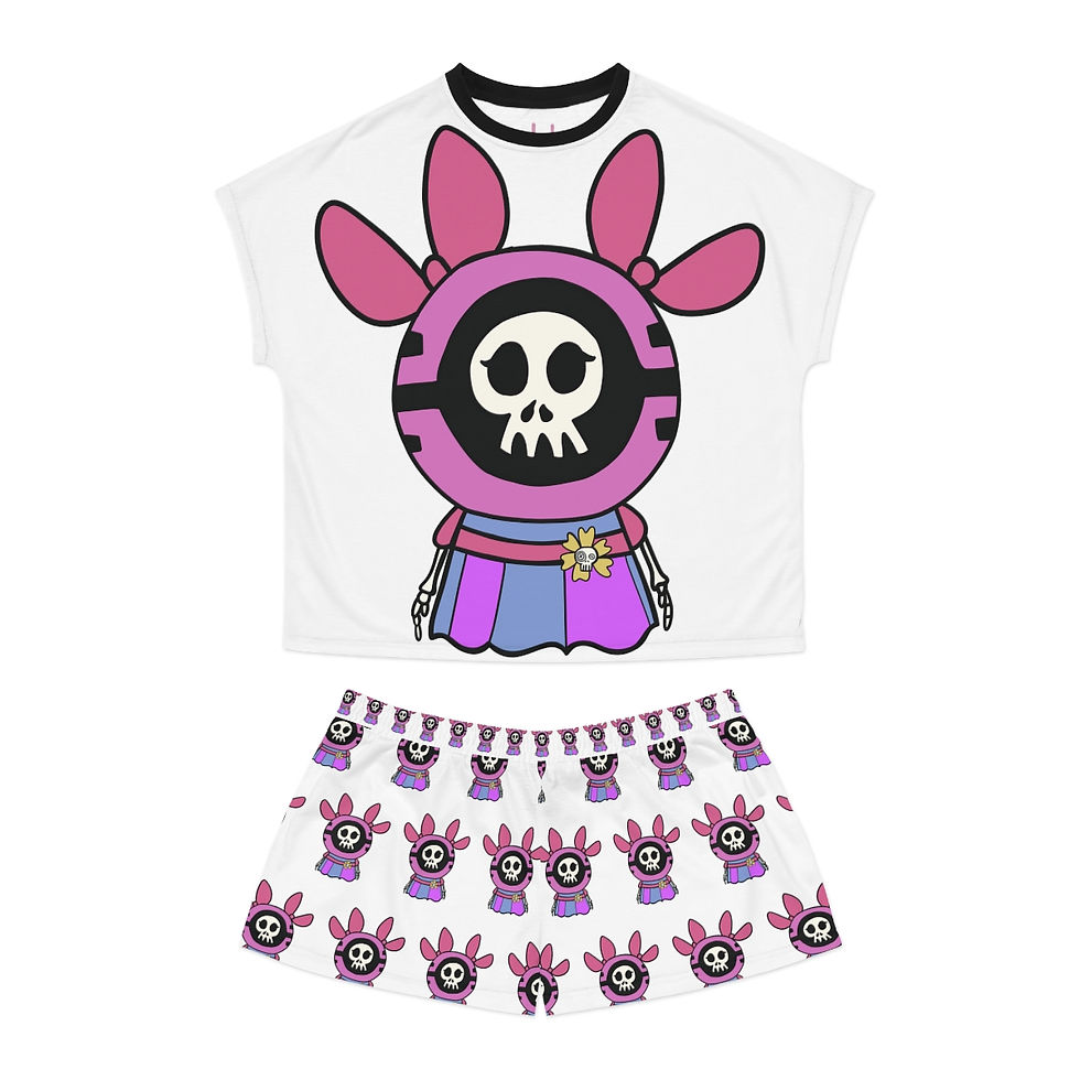 Thumbnail: Women's Short Pajama Set (AOP)