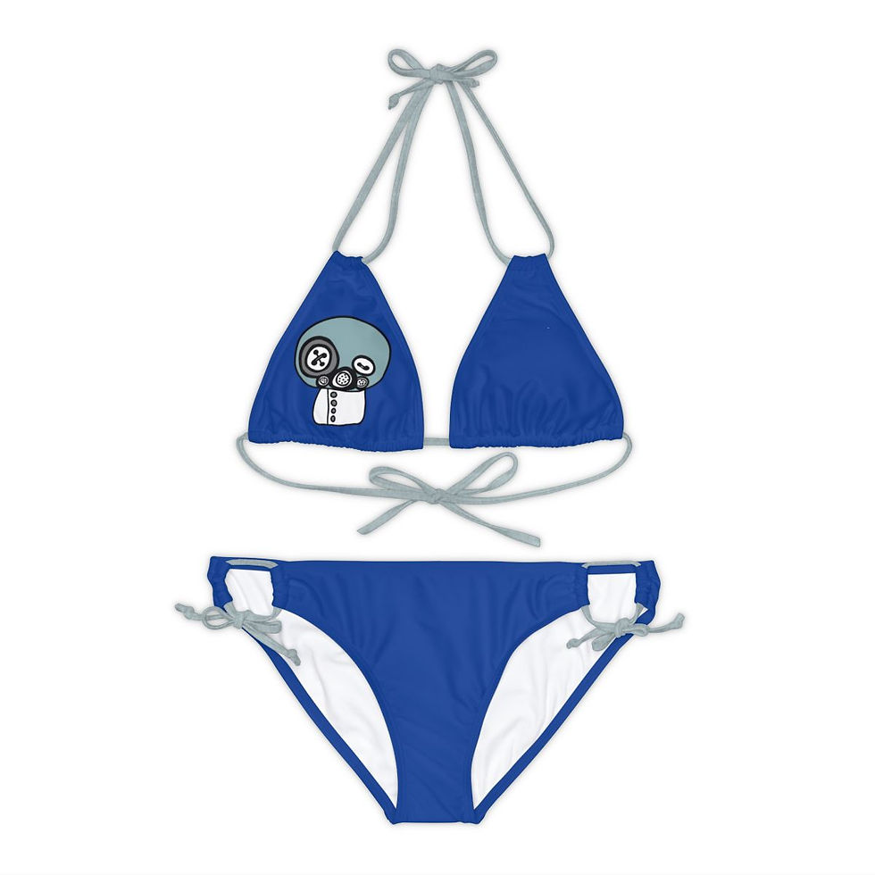 Thumbnail: Strappy Bikini Set -Ra Button