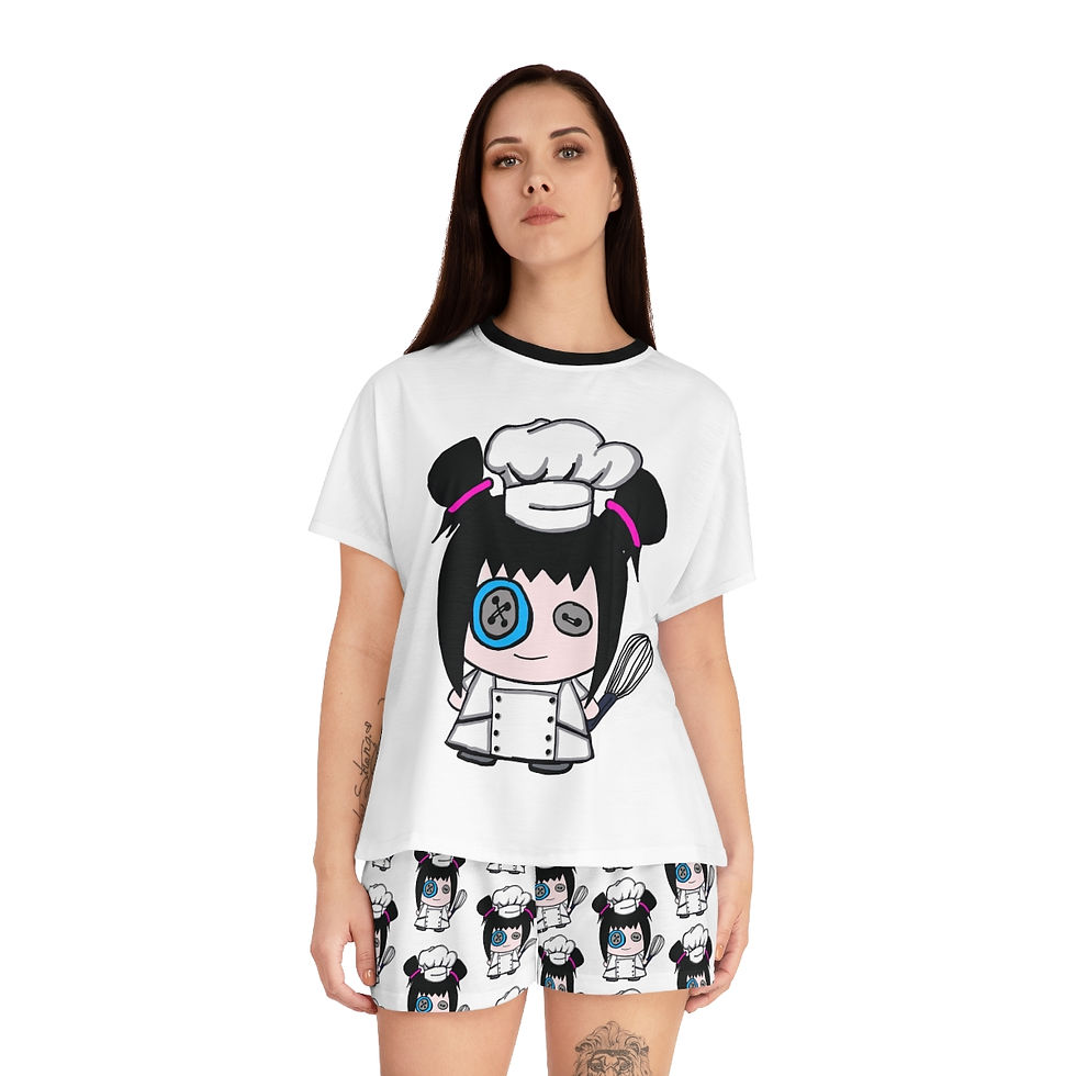 Thumbnail: Women's Short Pajama Set (AOP)