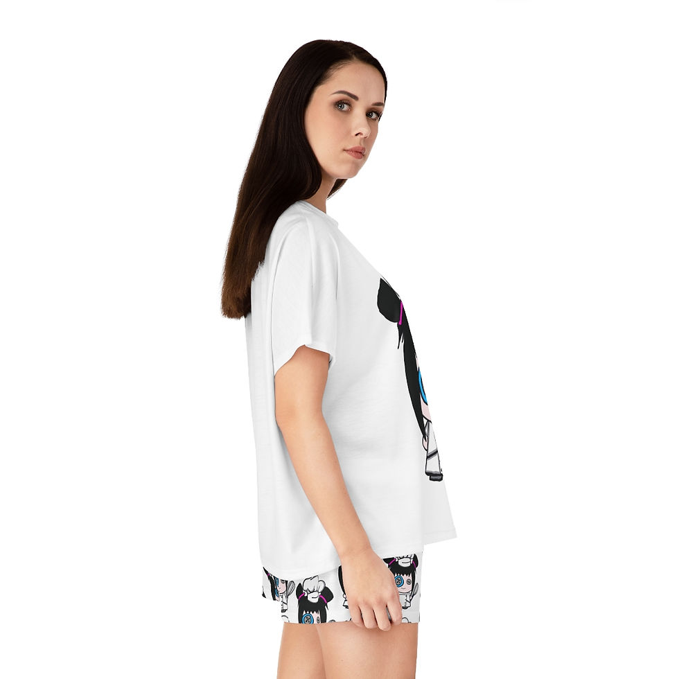 Thumbnail: Women's Short Pajama Set (AOP)