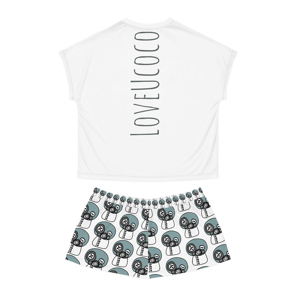 Thumbnail: Women's Short Pajama Set (AOP)