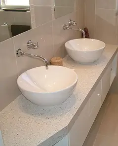 double bathroom sink