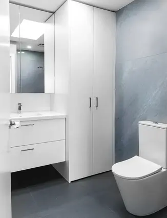 Grey bathroom