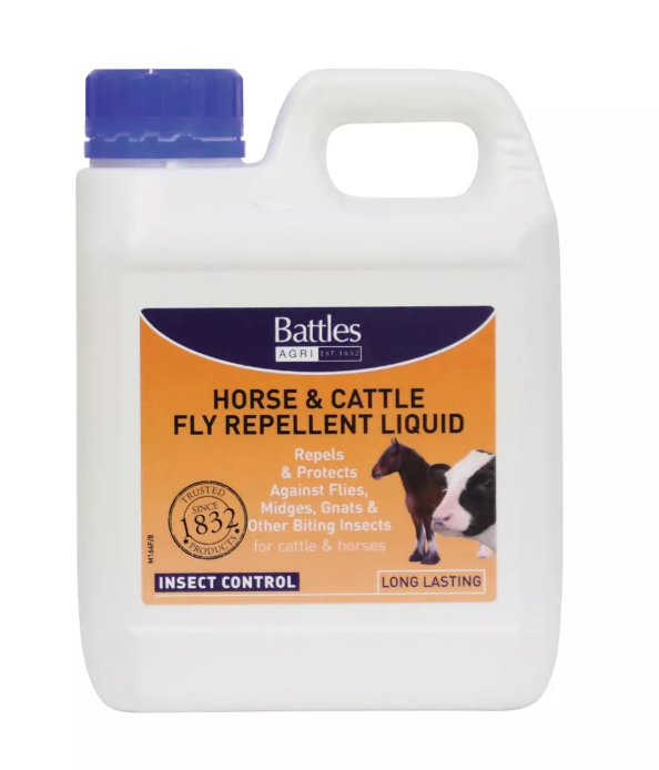Battles Horse & Cattle Fly Repellent Liquid - 500ml