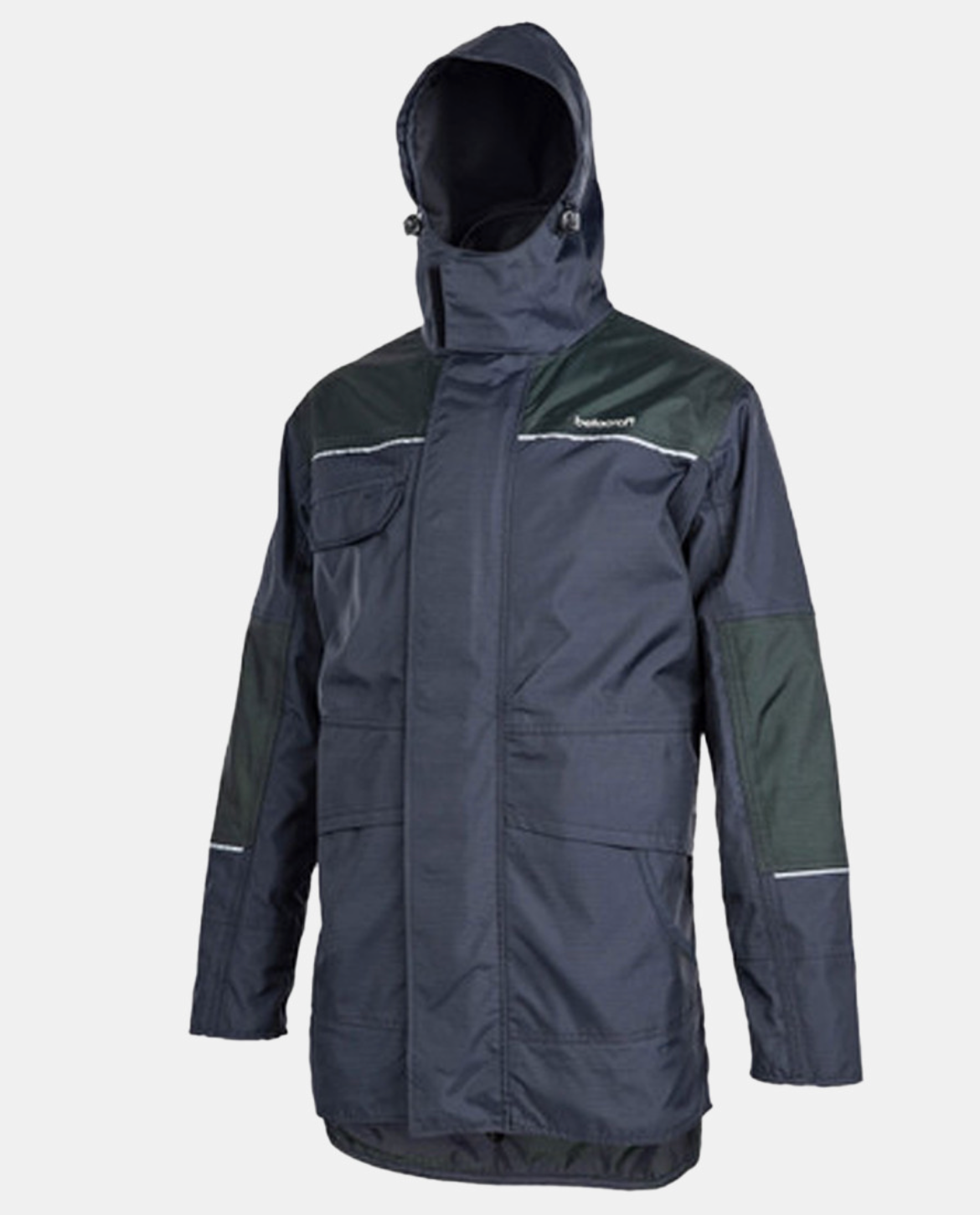 Betacraft Men's Hurricane Parka Jacket - Black/Moss