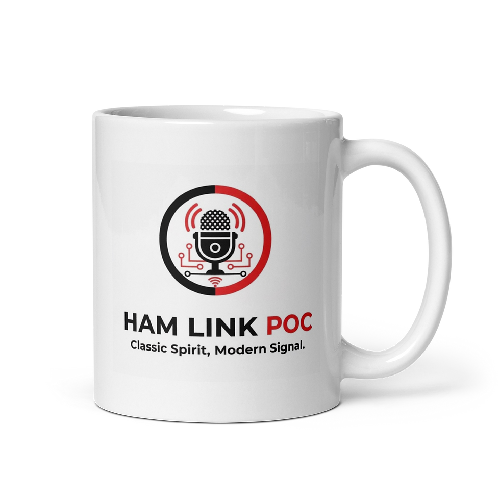 Ham Link PoC White Glossy Mug