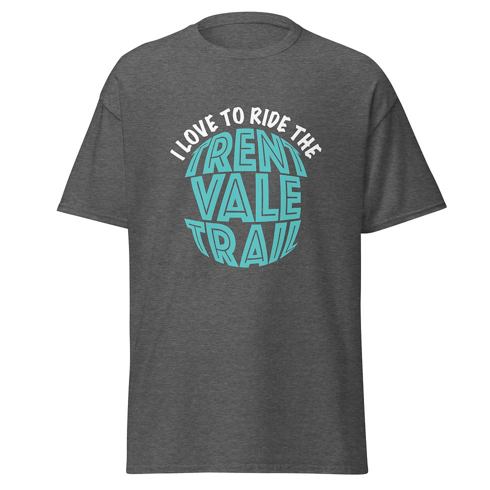 Thumbnail: I Love to Ride The Trent Vale Trail Unisex classic tee