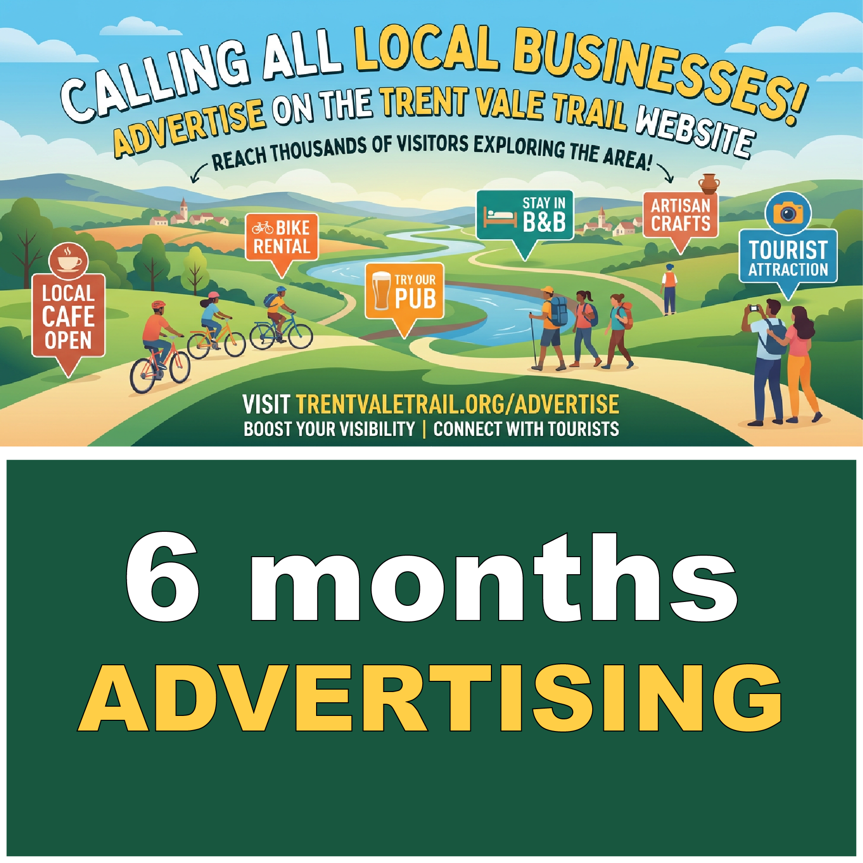 6 MONTHS ADVERTISING