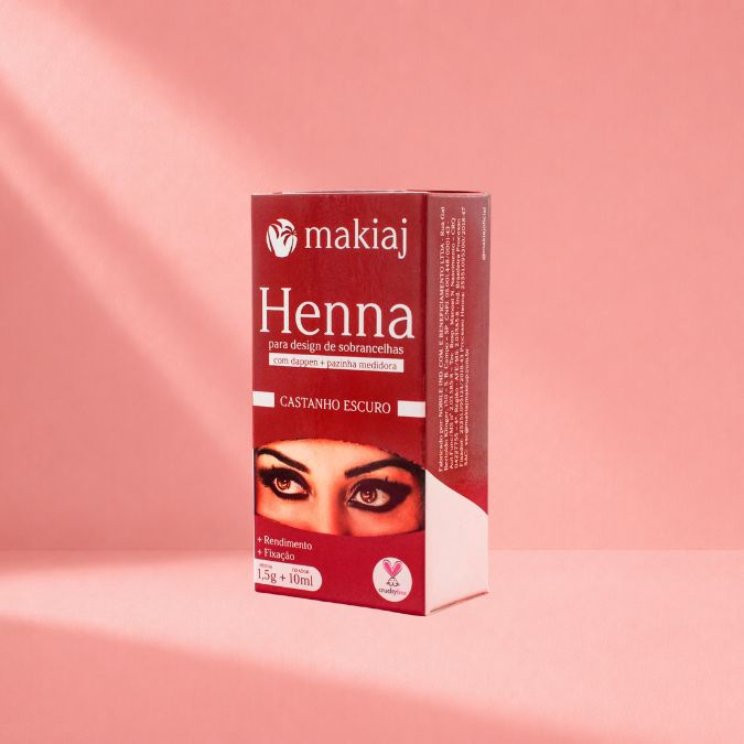 Henna Makiaj Castaño Oscuro y Claro