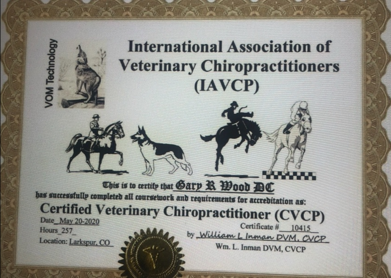 IAVCP Cert.