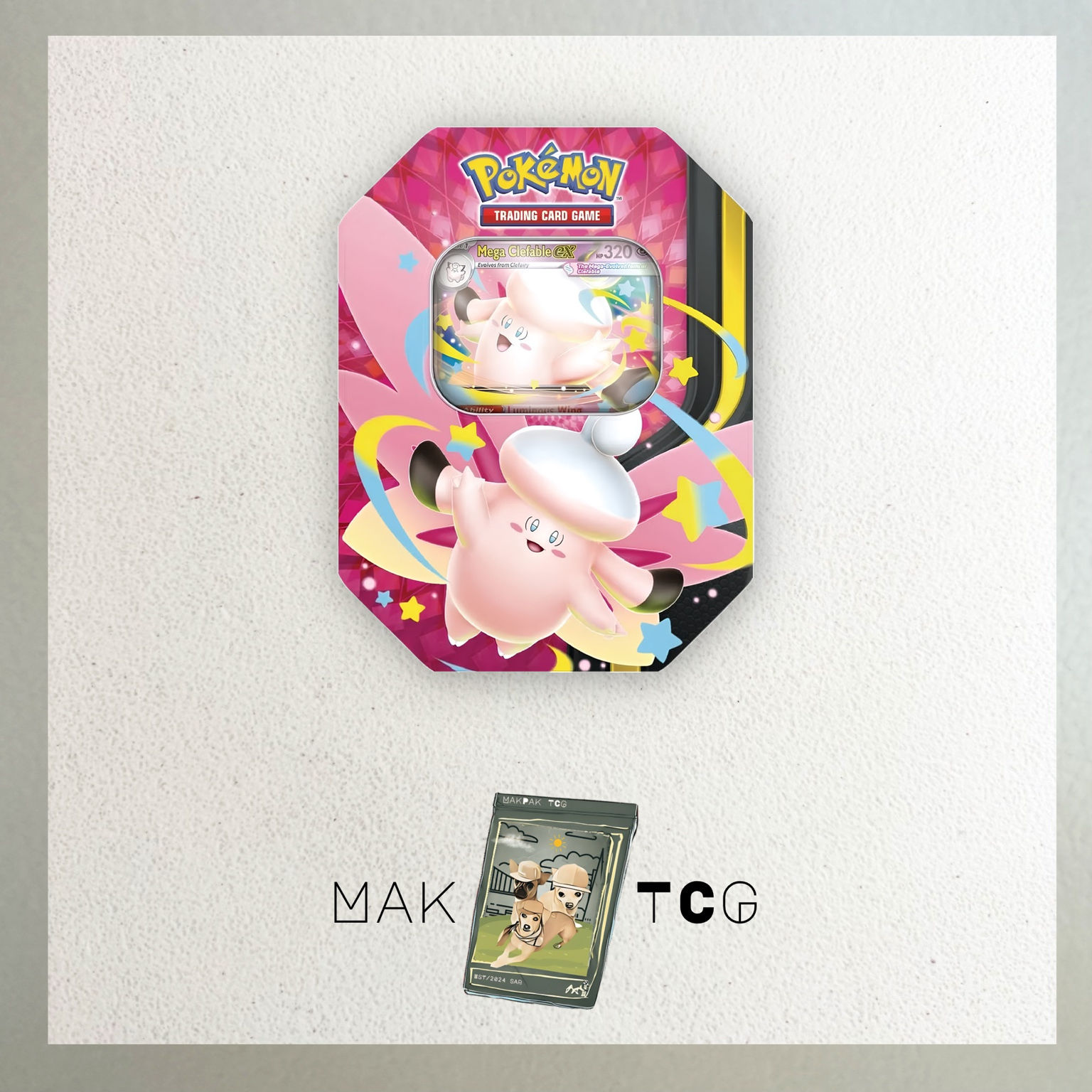 Mega Moonlit Tin – Mega Clefable ex (Pokemon / MEGA / EN)