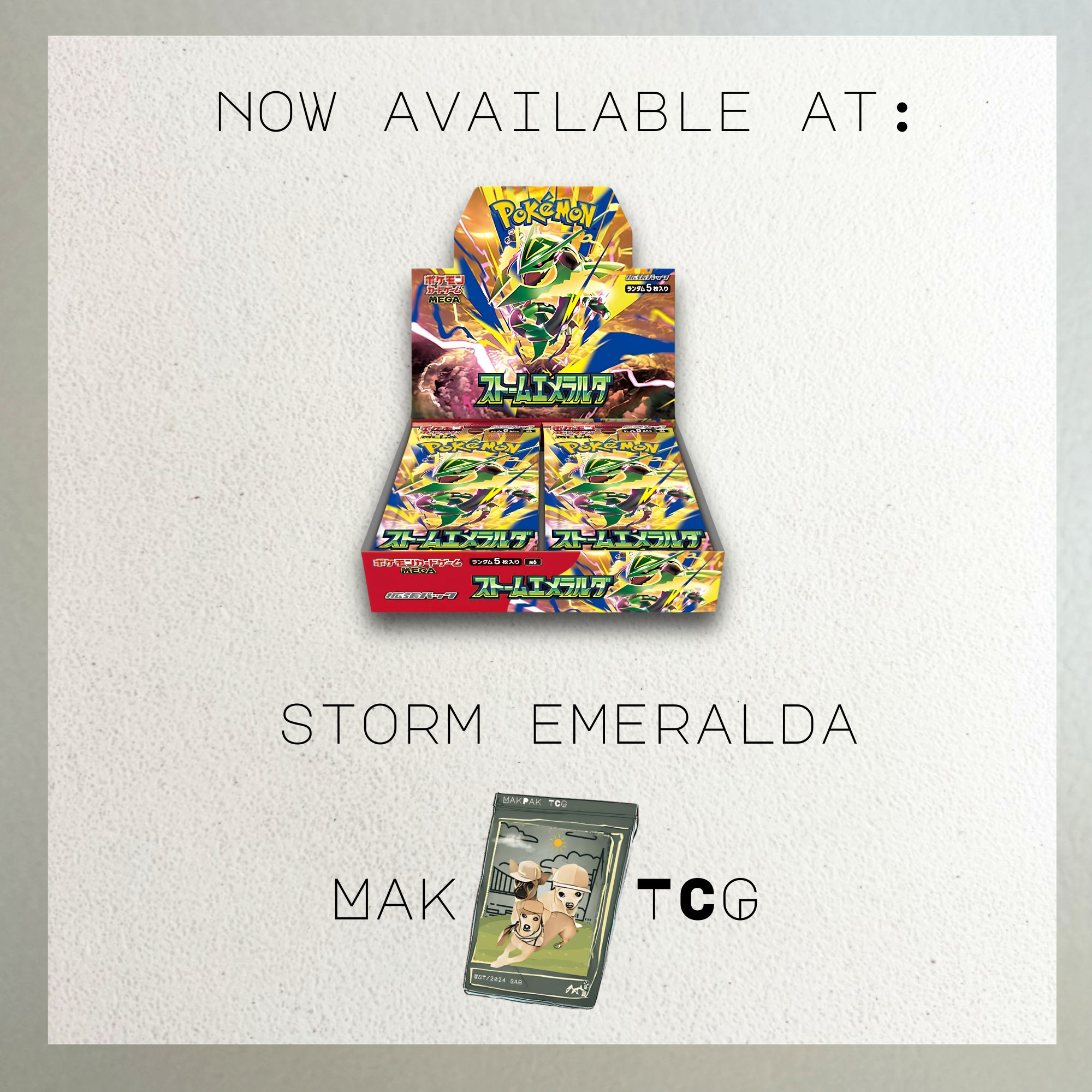 Storm Emeralda Booster Box (Pokemon / MEGA / M6 JP)