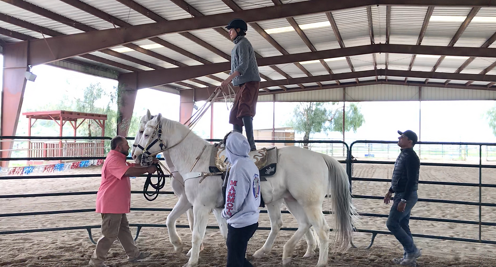 Charlize Theron Roman Riding