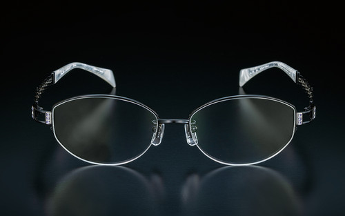 Line Art ラインアート シャルマンレディースメガネフレーム オペラ