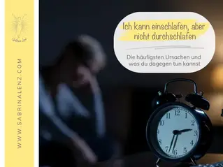 Titelbild Blogbeitrag Ich kann einschlafen aber nicht durchschlafen