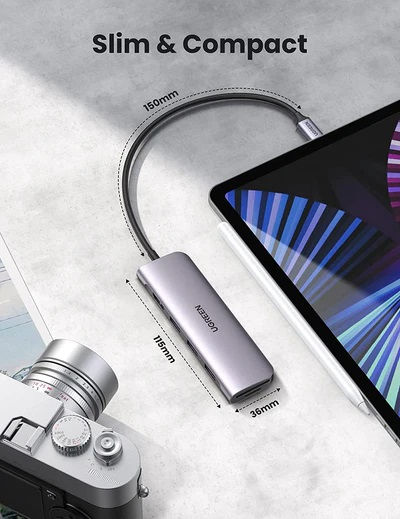 Thumbnail: UGREEN USB Type C to HDMI + USB 3.03 + PD Power Converter CM136
