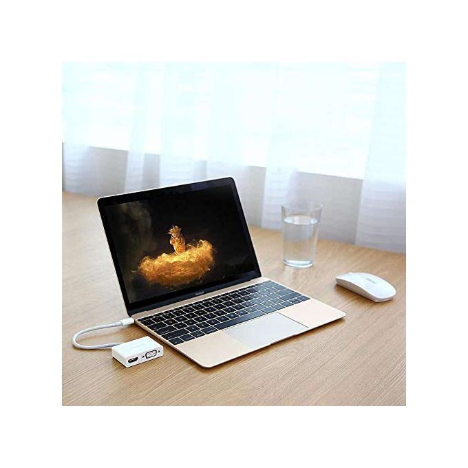 Thumbnail: UGREEN USB Type C to HDMI + VGA Converter (White) MM123 30843