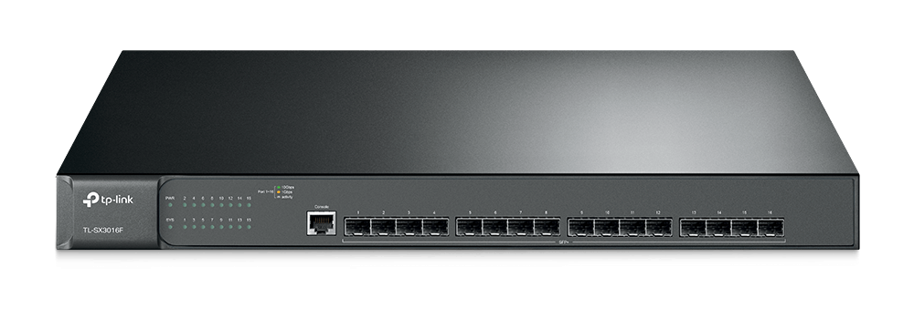 tp-link JetStream 16-Port 10GE SFP+ L2+ Managed Switch TL-SX3016F