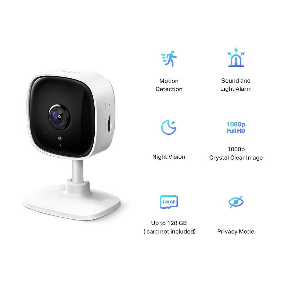 Thumbnail: Tapo Fixed Home Security Wi-Fi Camera-1080P Tapo C100