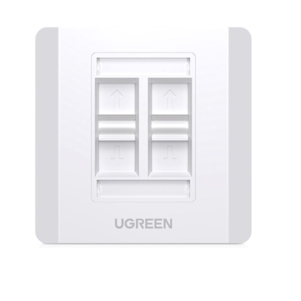 UGREEN Quadruple-Port Wall Plate 1 pc NW144