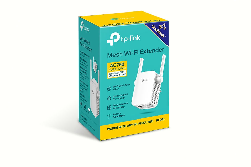 Thumbnail: AC750 Wi-Fi Range Extender RE205 (External Antenna)
