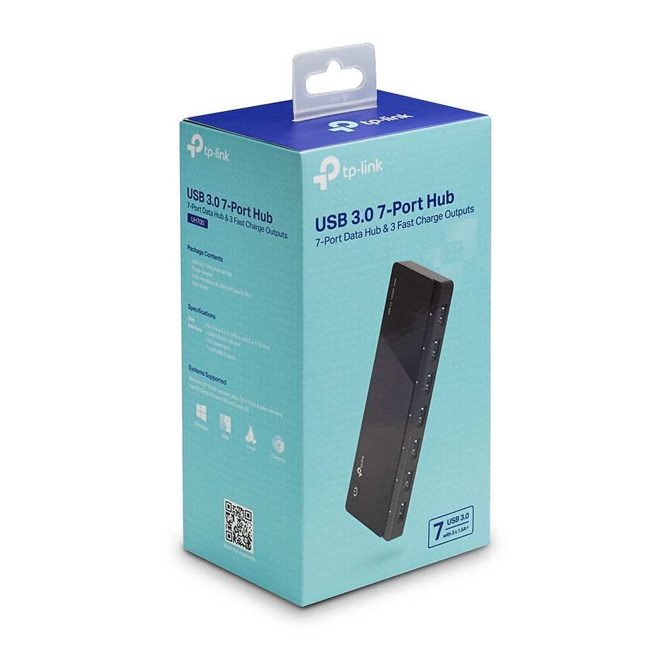 Thumbnail: USB 3.0 7-Port Hub UH700