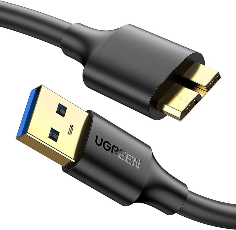 UGREEN USB 3.0 A Male to Micro USB 3.0 Male Cable 1m (Black) US130