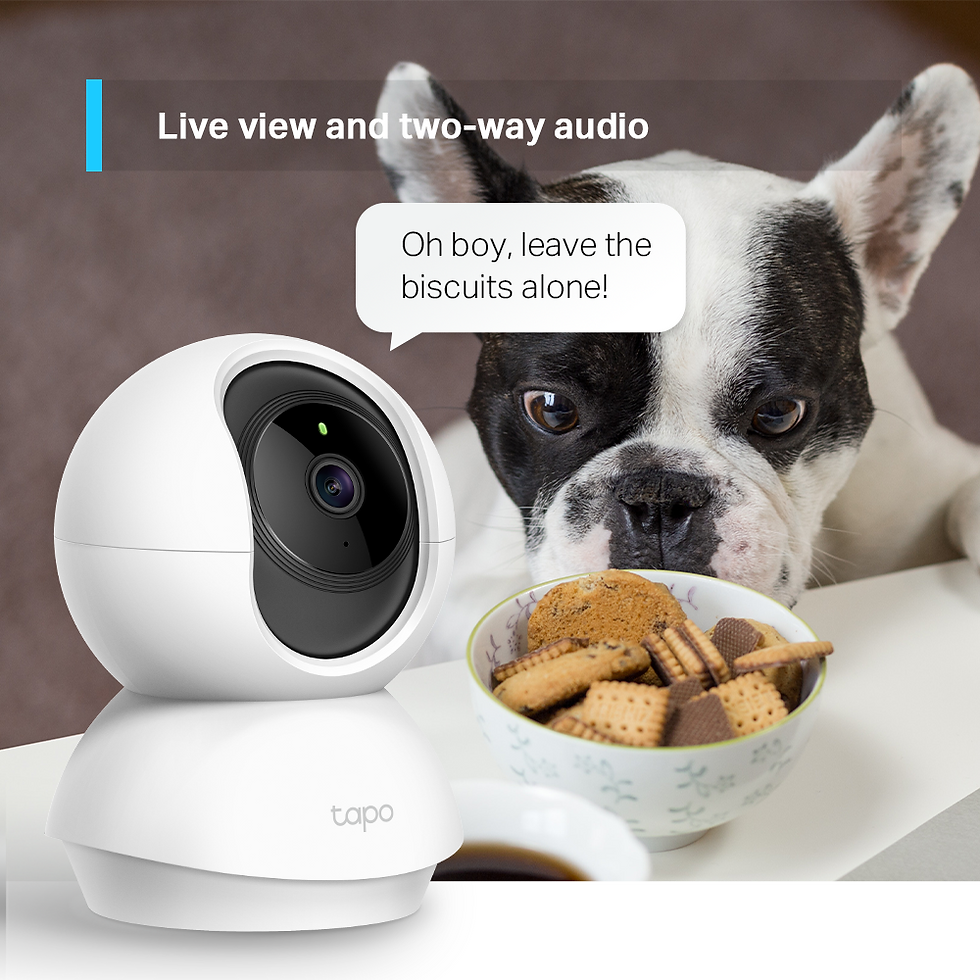 Thumbnail: Tapo TC70 360-Degree Smart Wi-Fi Pan and Tilt Camera, 1080P TC70