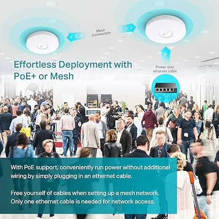Thumbnail: tp-link AX3600 Ceiling Mount Dual-Band Wi-Fi 6 Access Point EAP660 HD
