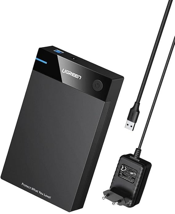 UGREEN USB 3.0 3.5 Inch Hard Drive Box EU US222
