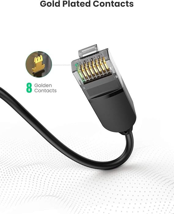 Thumbnail: UGREEN CAT 6A Pure Copper Ethernet Cable OD2.8 3m (Black) NW122 70653